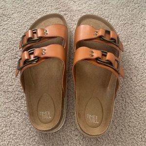 Time and Tru Espadrille Platforms